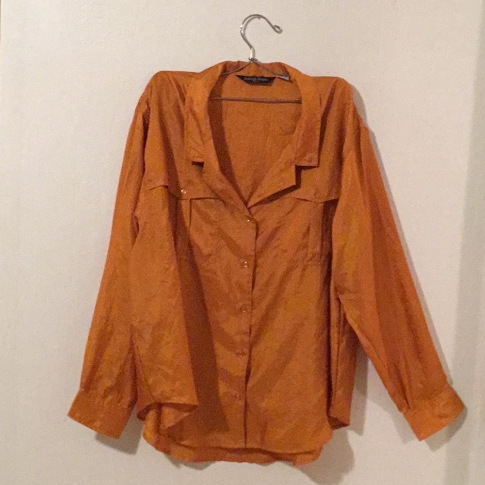 Rustic Orange ‘Ashleigh Morgan’ Button Down
